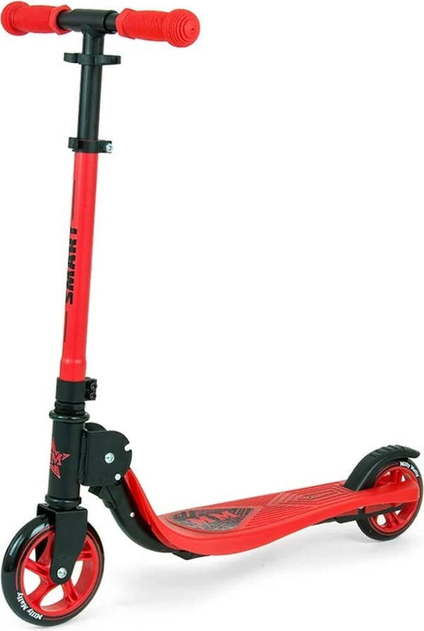 Trotinet, Milly Mally Smart, rrota PU 145/120 mm, palosje e shpejtë, ngarkesë max 100 kg, i kuq