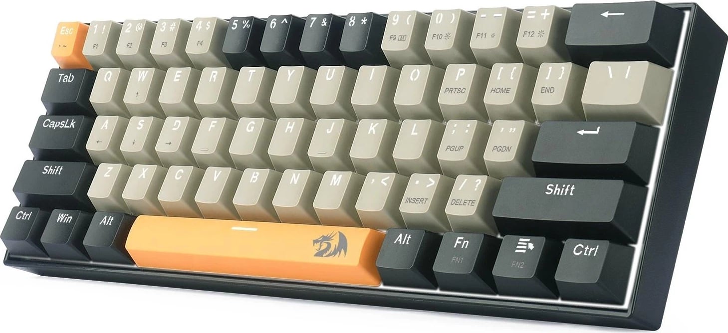 Tastierë Redragon K606 LAKSHMI, me kabllo, 61 taste, kafe