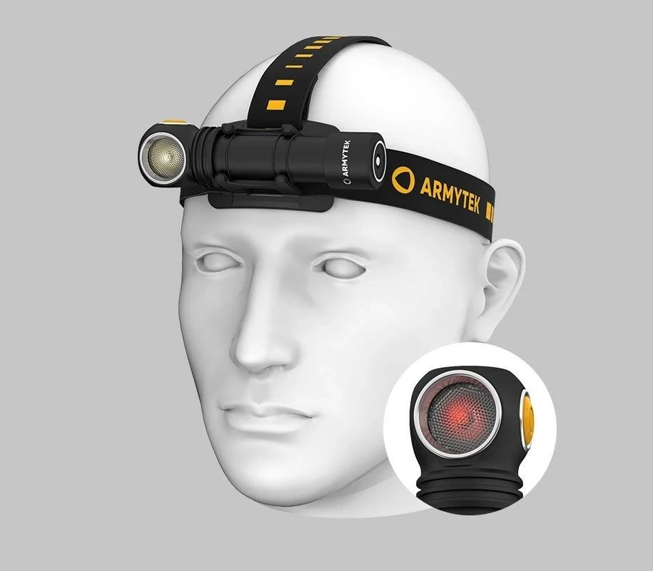 Dritë koke Armytek Wizard C2 WR Magnet USB, Dritë e ngrohtë