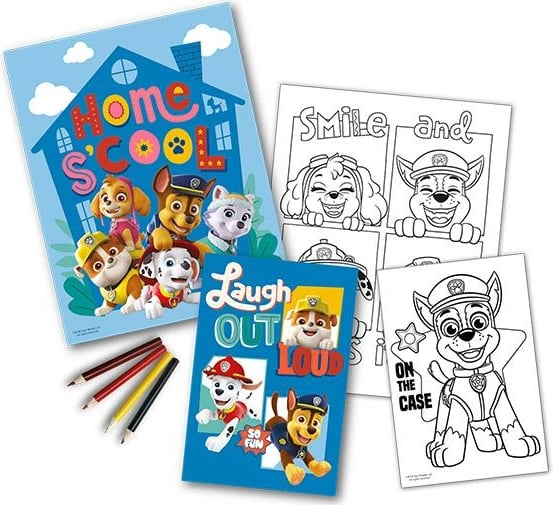 Set pikturimi EUROSWAN Paw Patrol I me lapsa ngjyrosës, 31x21x2cm Set pikturimi EUROSWAN Paw Patrol I me lapsa ngjyrosës, 31x21x2cm