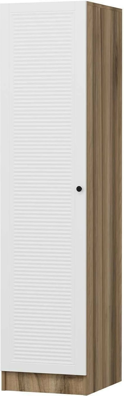 Dollap Skye Decor, Minar Kale - 8671, i bardhë dhe dore, 45x52x190 cm