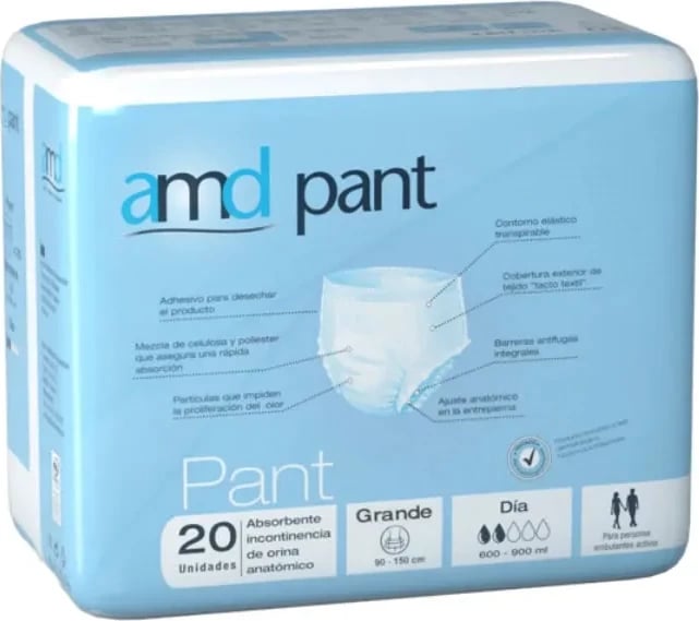 Pant për inkontinencë AMD Pant Day madhësia e madhe unisex 40 copë
