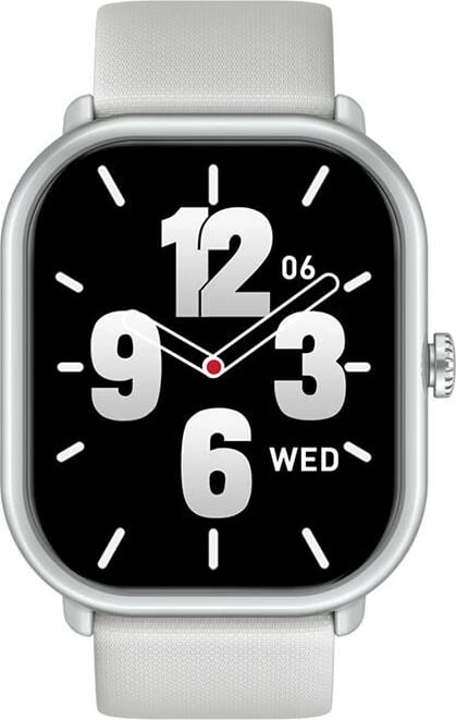 Smartwatch Zeblaze GTS 3 Pro, 1.97" AMOLED, i bardhë