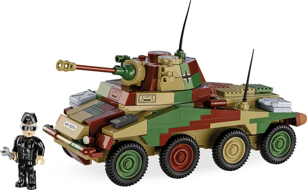 Set ndërtimi Cobi Klocki Sd.Kfz. 234/2 Puma, 470 pjesë, Kamuflazh