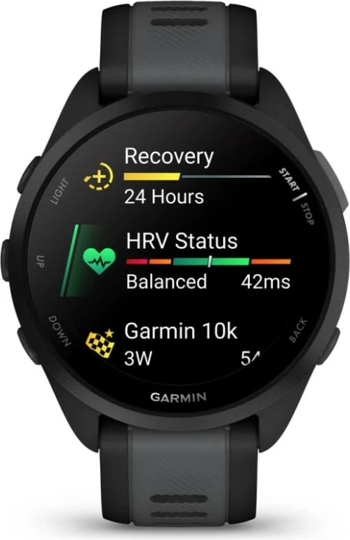 Smartwatch Garmin Forerunner 165, e zezë/gri