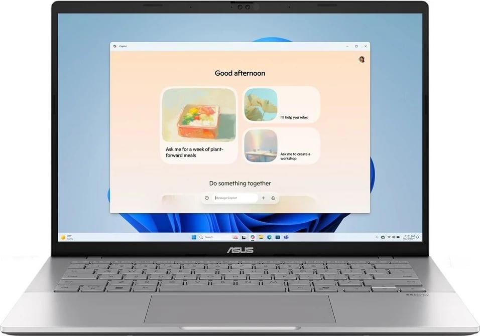 Laptop ASUS Vivobook S 14 S3407VA-LY015, Intel Core i5-13420H, 16GB RAM, 512GB SSD, 14" WUXGA, Cool Silver