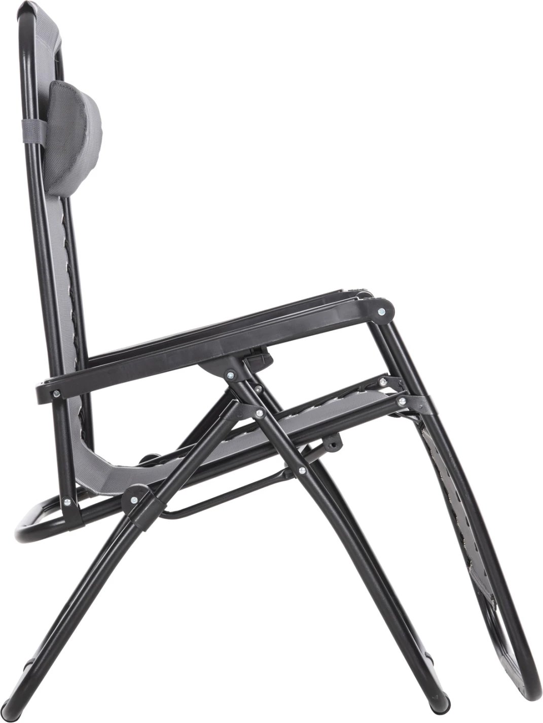 Karrige relaksuese COMPANION, tekstilene gri, metal i zi, 67x145x110cm, set prej 2 copash Karrige relaksuese COMPANION, tekstilene gri, metal i zi, 67x145x110cm, set prej 2 copash