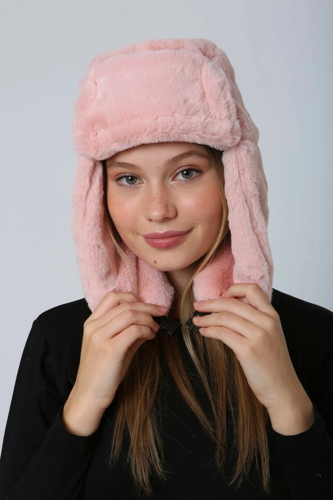 Kapelë dimri për femra, rozë, Jumeon, Bere1127