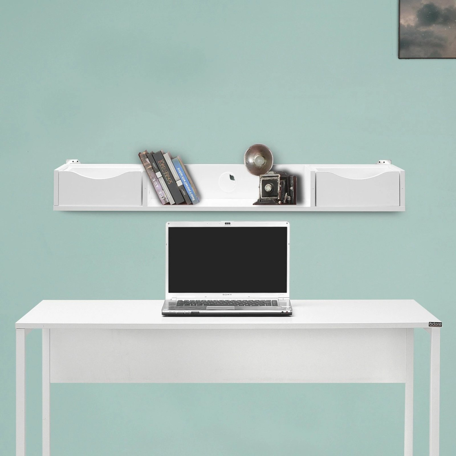 Raft muri Hanah Home, Cmu-902-Dd-1, i bardhë