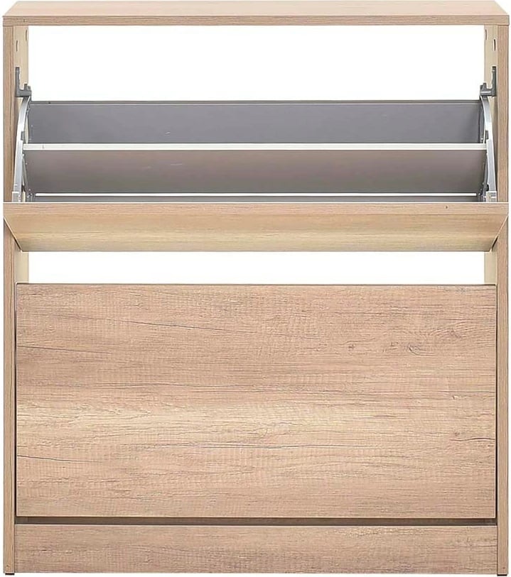 Dollap për këpucë, ngjyrë arrë e çelët, Hanah Home, Shc-520-Tt-1