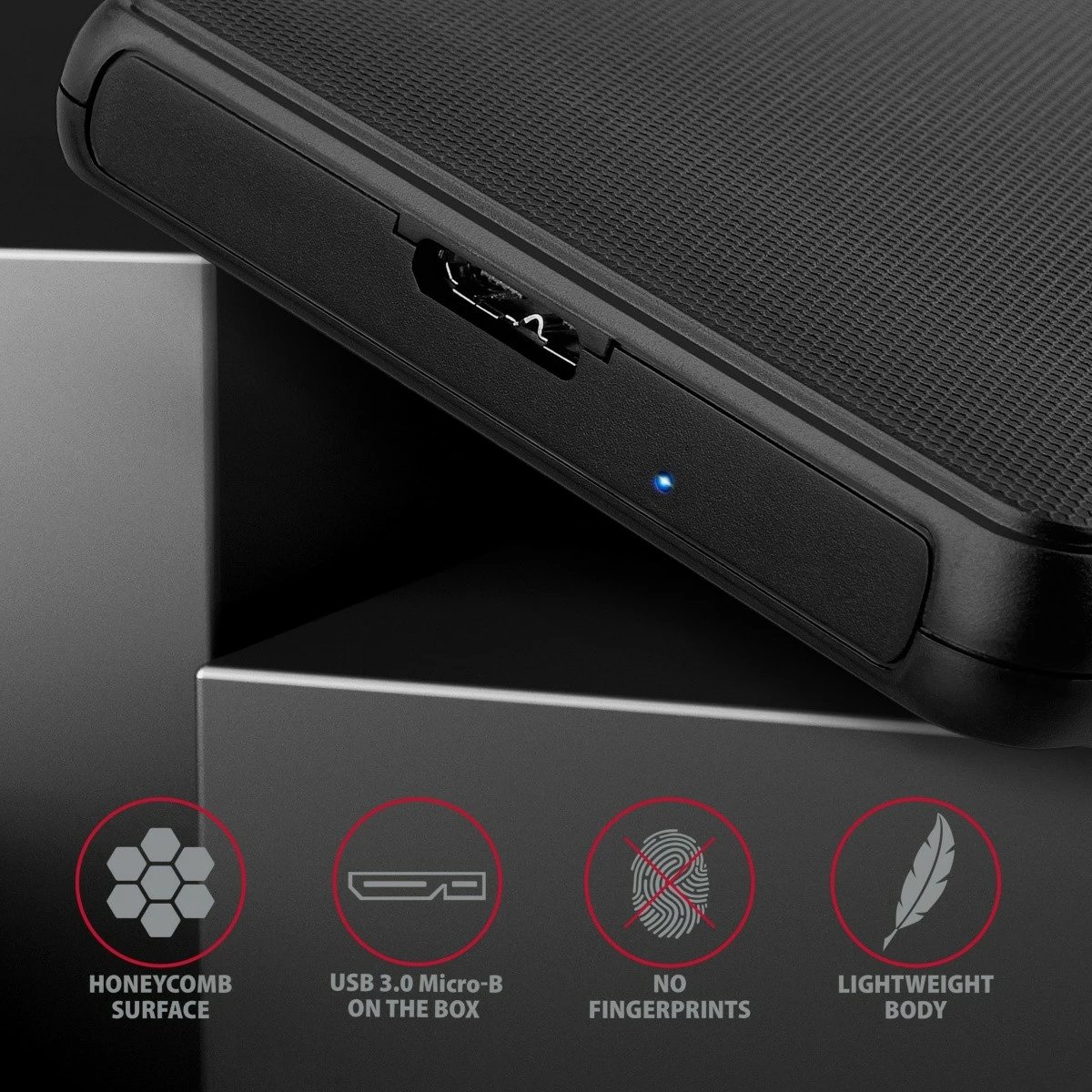 Kasë e jashtme AXAGON EE25-SL, për HDD/SSD 2.5", USB 3.2 Gen1, e zezë