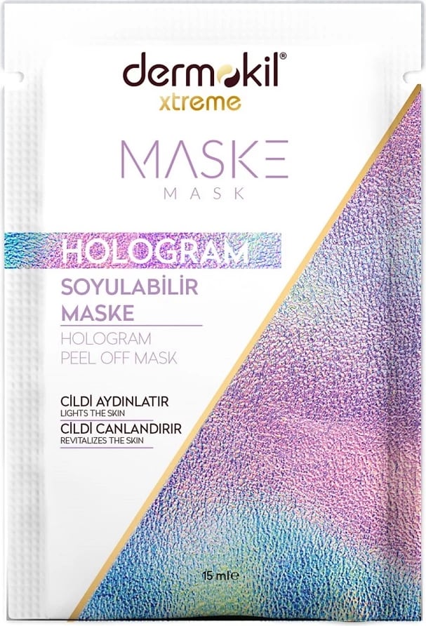 Maskë për fytyrë Dermokil Hologram Peel Off Mask Brightening për femra 15ml
