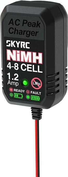 Karikues SkyRC eN18 për bateri NiMH, 4-8 qeliza, 1.2A, 18W, i zi