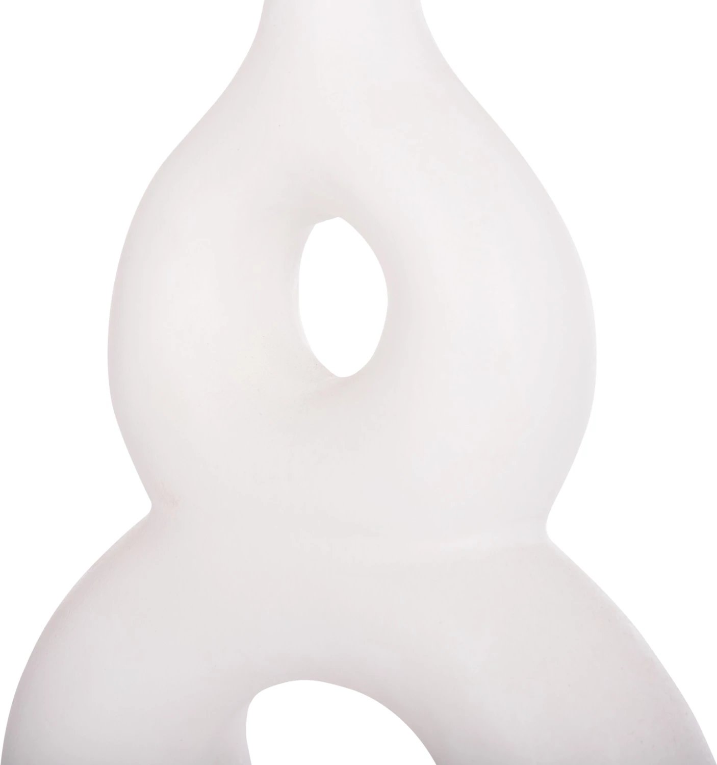 Vazo dekorative tavoline FIORIN, terrakotë e bardhë, FH4666.02S, 21x7.5x31cm