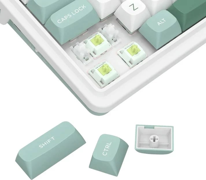 Tastierë mekanike Redragon Galatin Pro K719WG-RGB-PRO, 96%, RGB, wireless/wired, e bardhë