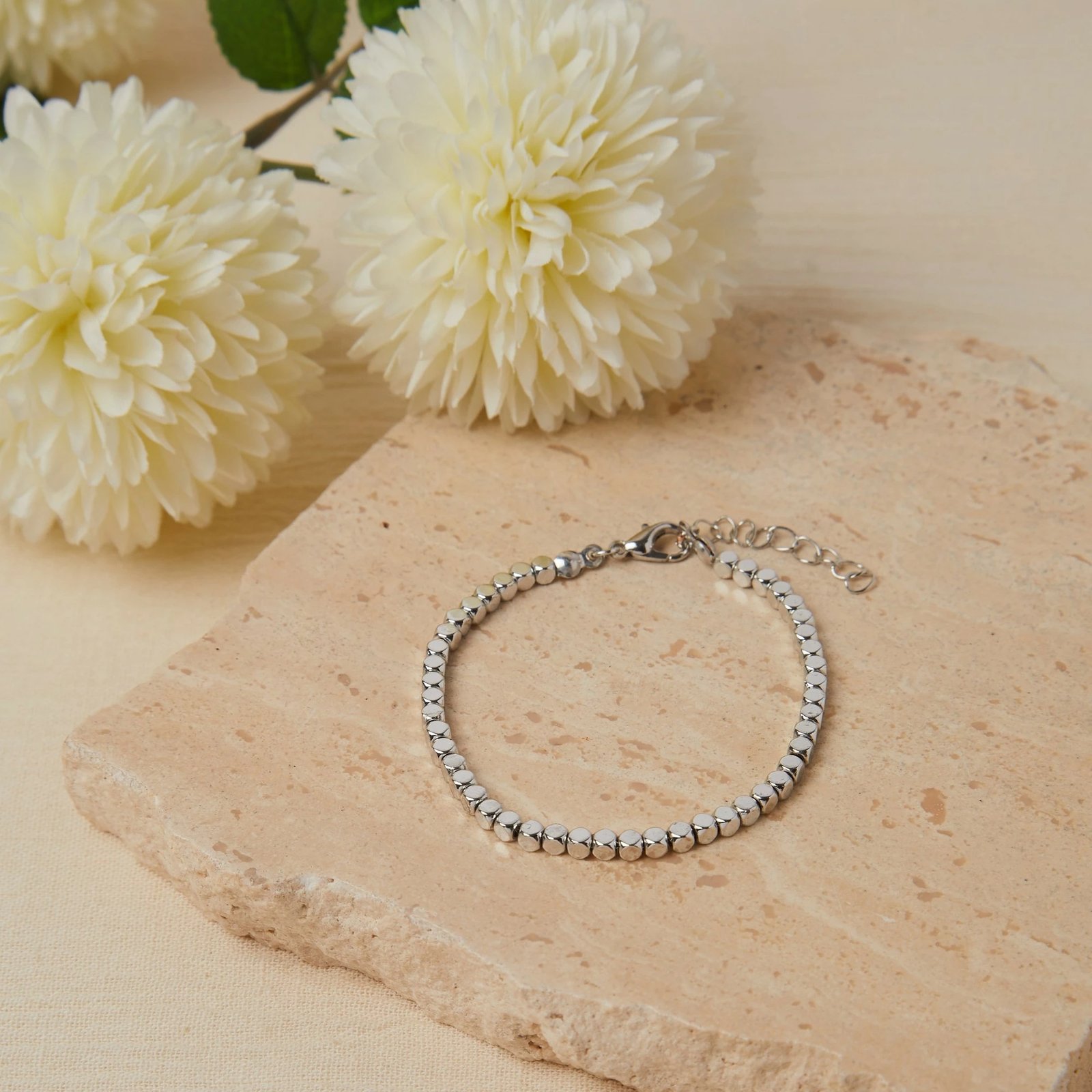 Byzylyk metalik Elika, ngjyrë argjendi, ELKGC68016