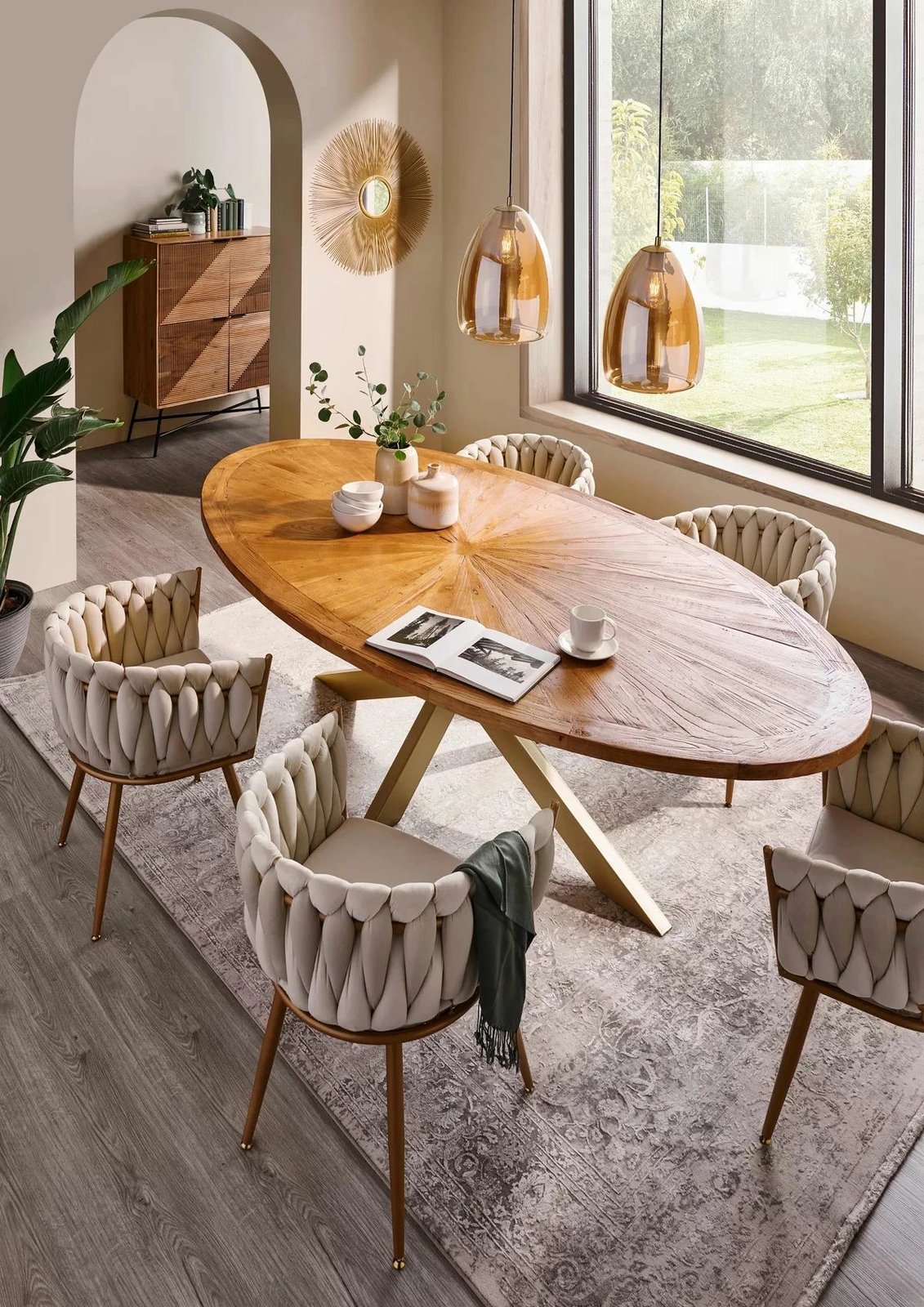 Këmbë metalike për tavolinë, ngjyrë ari, Skye Decor, Ahtapot