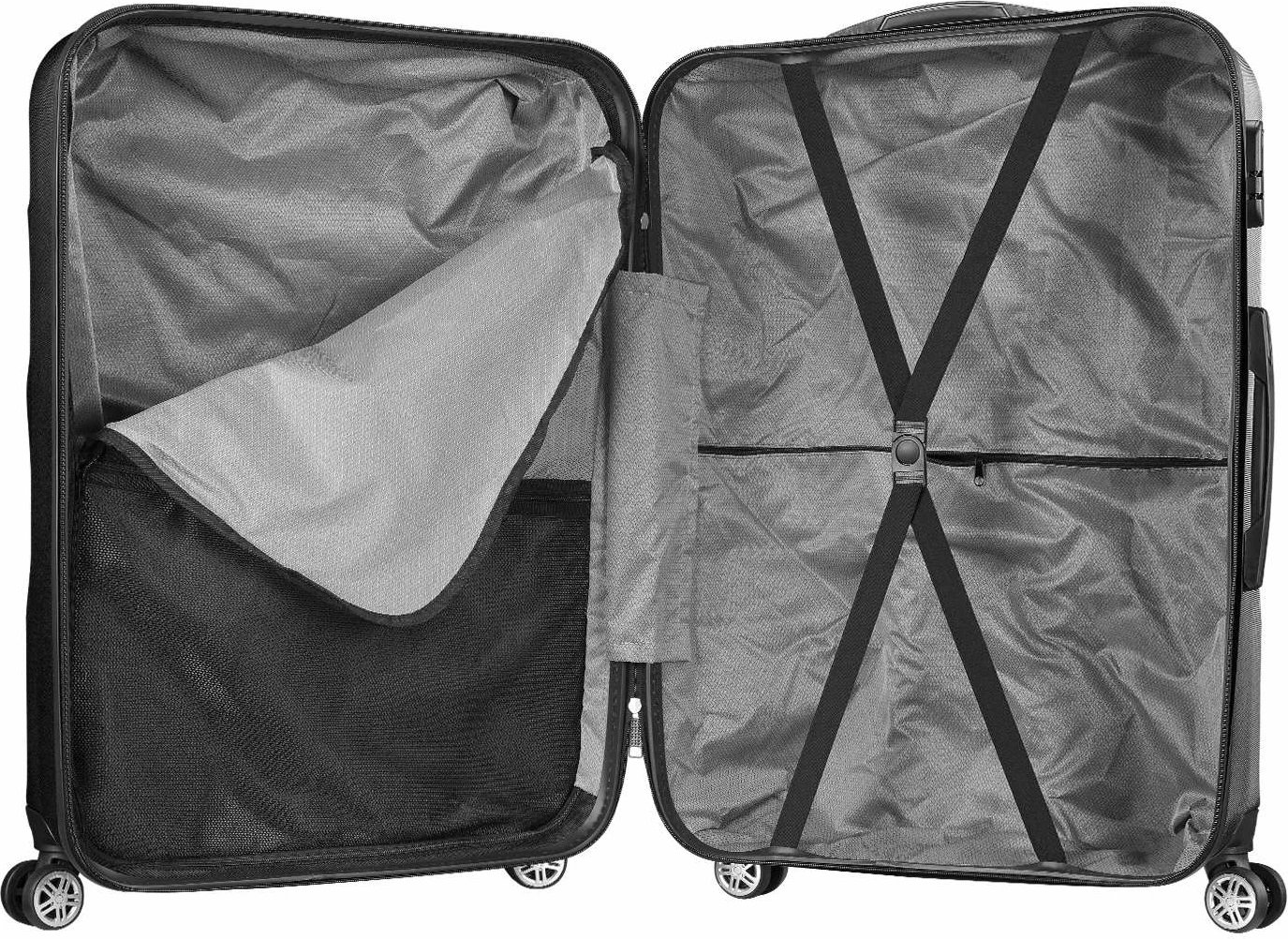 Valixhe udhëtimi Zoozie Bags, Wexta Wx-300, mesatare, e zezë