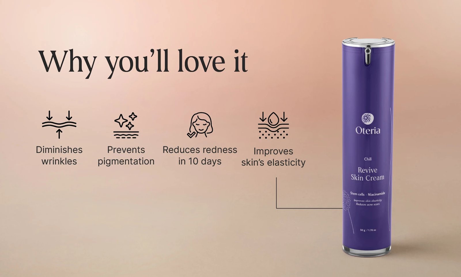  Krem për fytyrë Revive Skin Cream ,50g