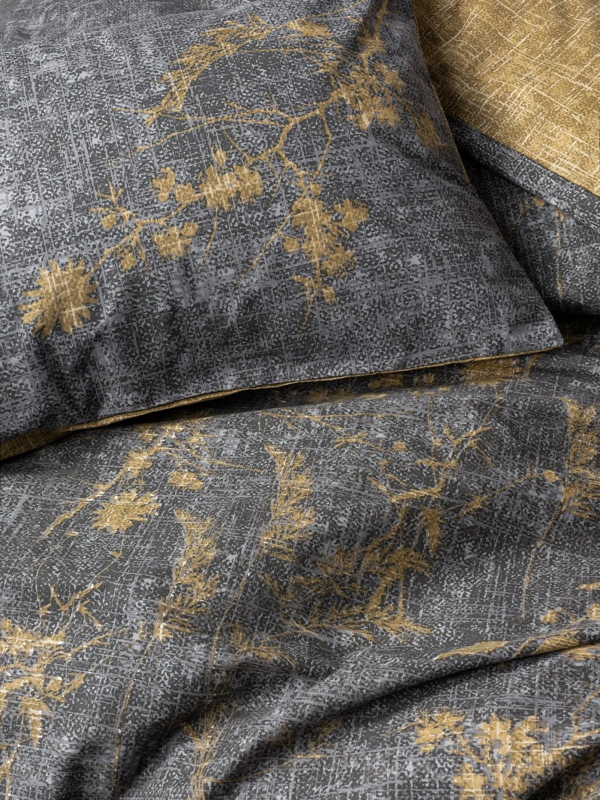 Set mbulesash për jorgan Super King, ngjyrë mustard, L'essentiel, Yadawa