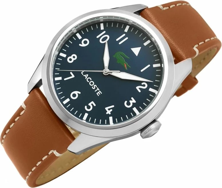 Orë dore për meshkuj Lacoste, kafe/blu