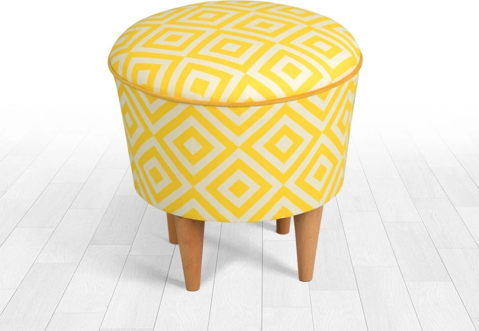 Puf Atelier del Sofa, ngjyrë e verdhë Sun