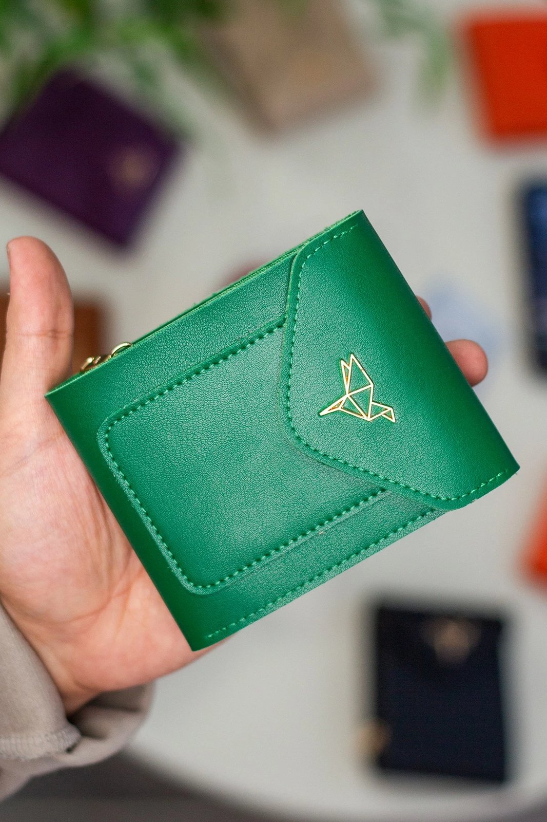 Portofol për gra, ngjyrë e gjelbër, Zoozie Bags, Peru