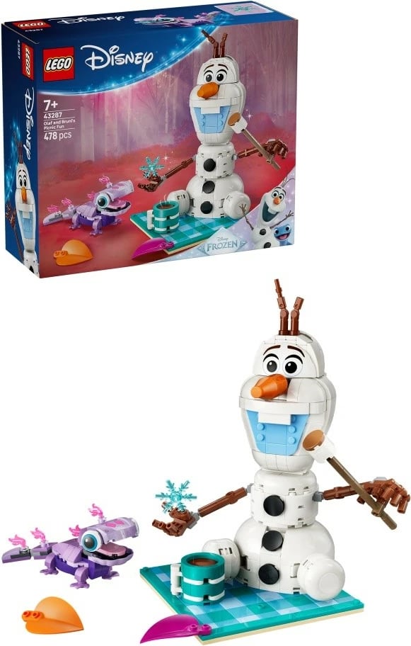 Set LEGO Disney Frozen 43287 Olaf dhe Bruni Picnic, 478 pjesë, 7+