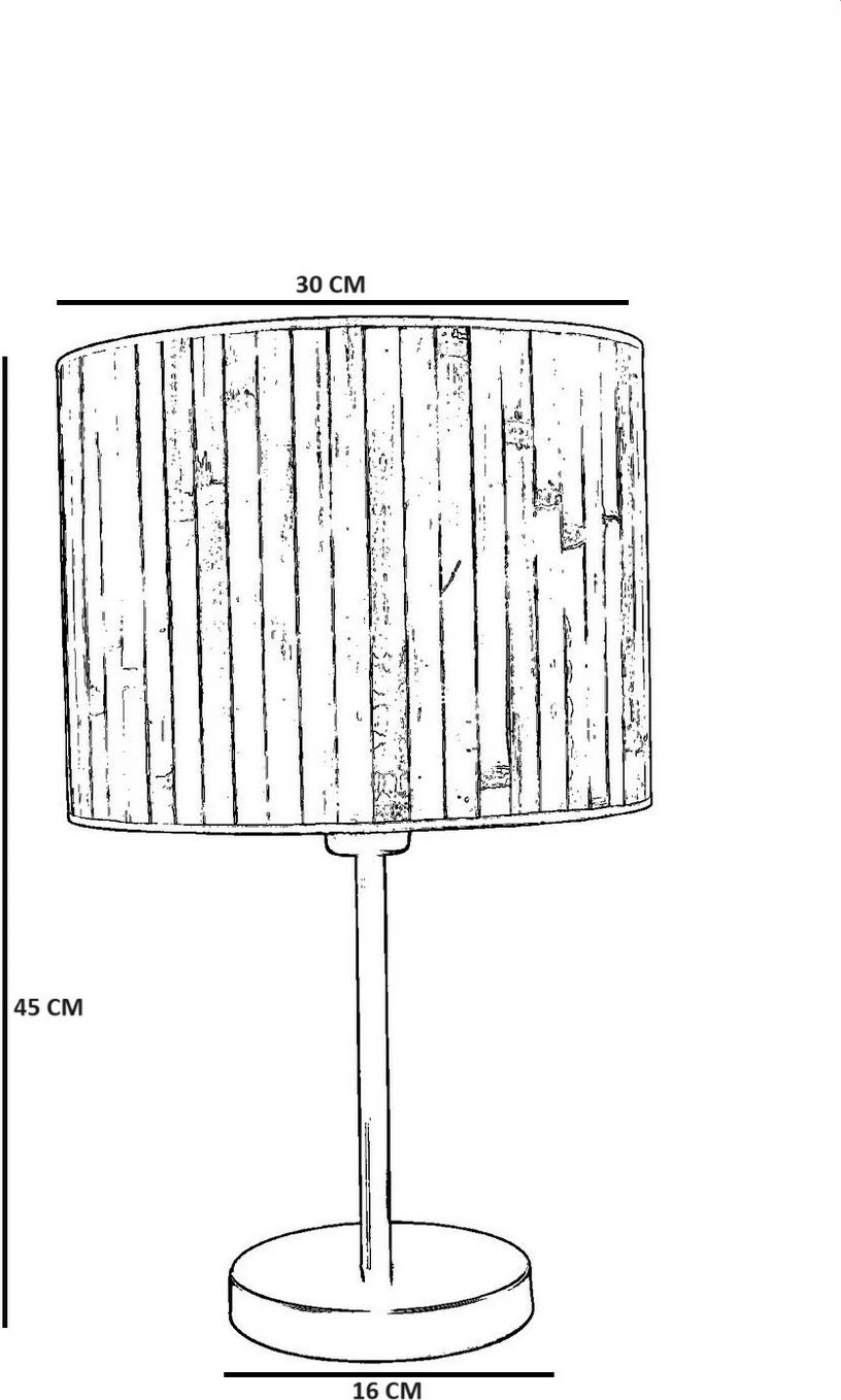 Set llambë tavani dhe tavoline Opviq, krem, 8870-3