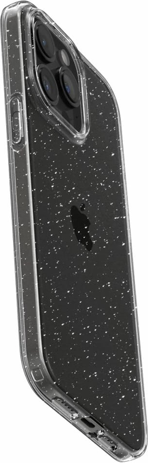 Mbështjellës Spigen Liquid Crystal Glitter për iPhone 15 Pro Max, Transparent me shkëlqim