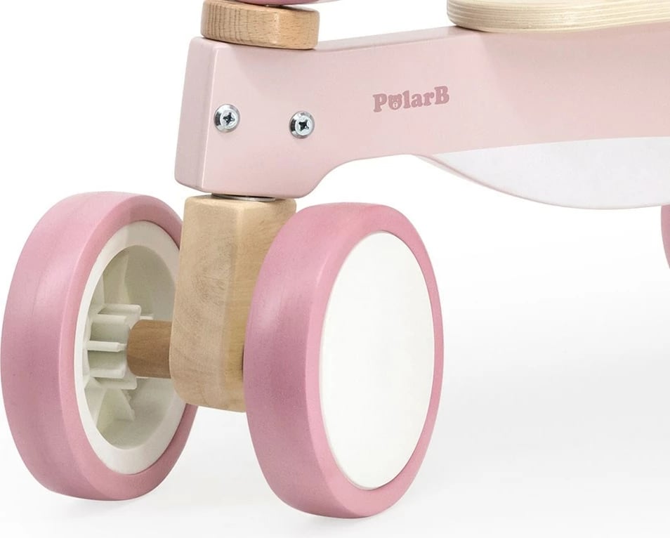 Ride-on druri me 4 rrota, Viga PolarB 44239, bllokim drejtimi, goma EVA, për 12m+, dizajn dhelpër, rozë