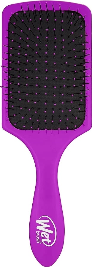 Furçë flokësh paddle detangler Wet Brush Paddle Detangler për femra e purpurt 1 copë