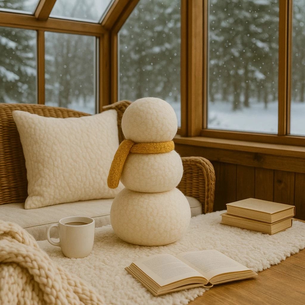 Jastëk dekorativ Kardan Adam, ngjyrë kafe, Evila Originals