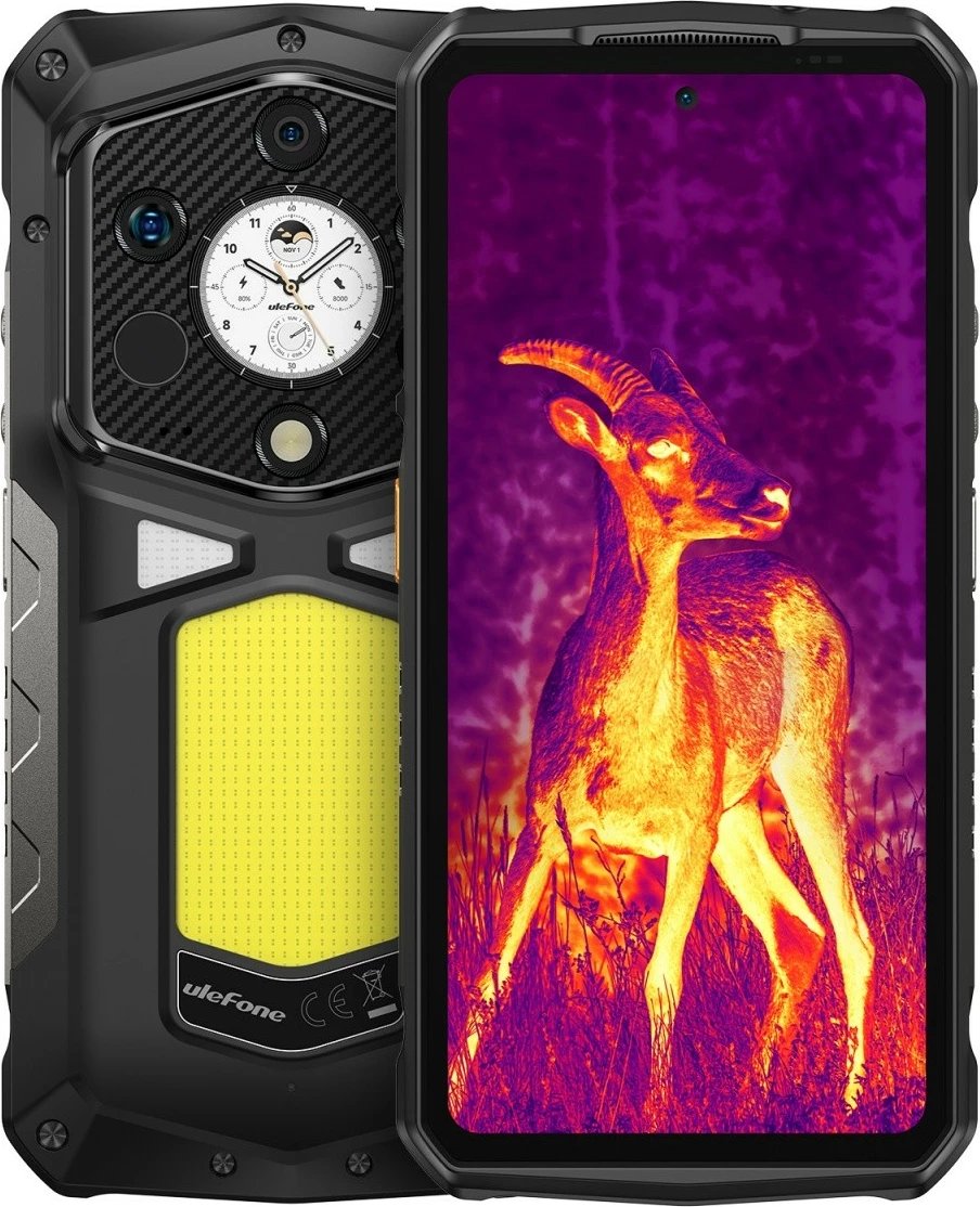 Celular Ulefone Armor 29 Pro Thermal (UF-A29PT) 5G 16/512GB 6.67" AMOLED 120 Hz bateri 21200 mAh IP68/IP69K Black