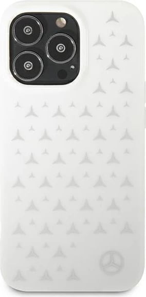 Mbështjellës Mercedes MEHCP13LESPWH për iPhone 13/13 Pro 6.1", Stars Pattern, i bardhë