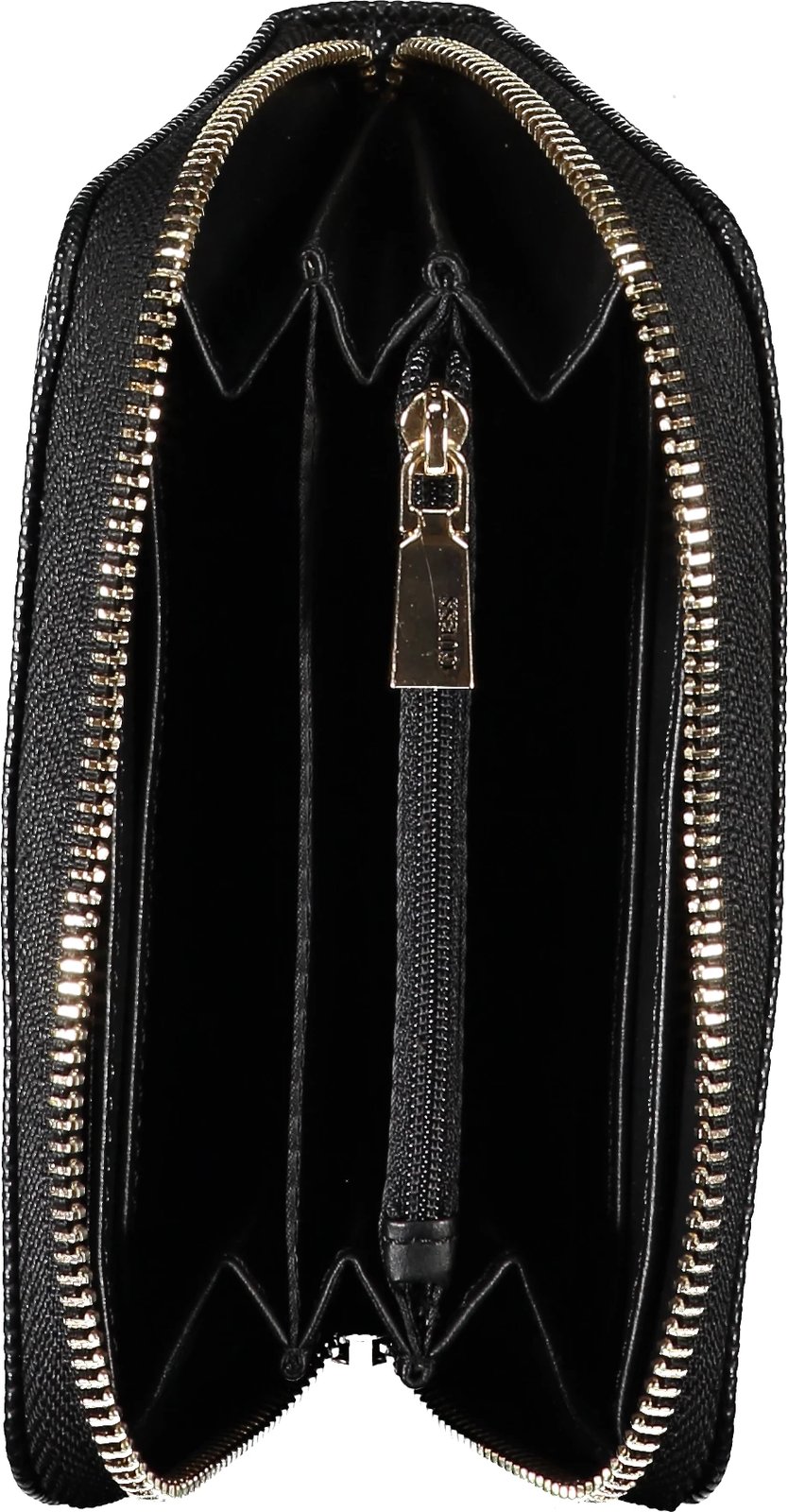 Portofol femra GUESS JEANS Laurel SLG, e zezë