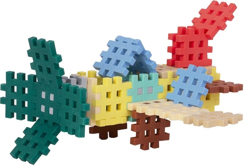 Set lodrash ndërtimi Marioinex Mini Waffle, 140 pjesë, pastel