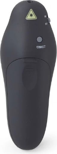 Prezantues wireless Gembird WP-L-11 me lazer, zi/gri