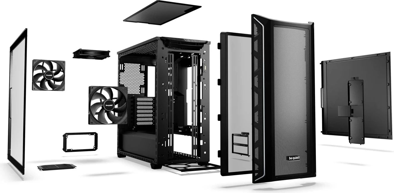 Kasë be quiet! Shadow Base 800 DX, e zezë
