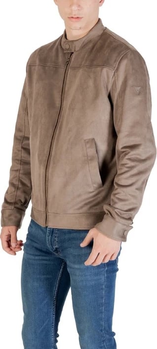 Jakne Guess Giubbotto për meshkuj, beige