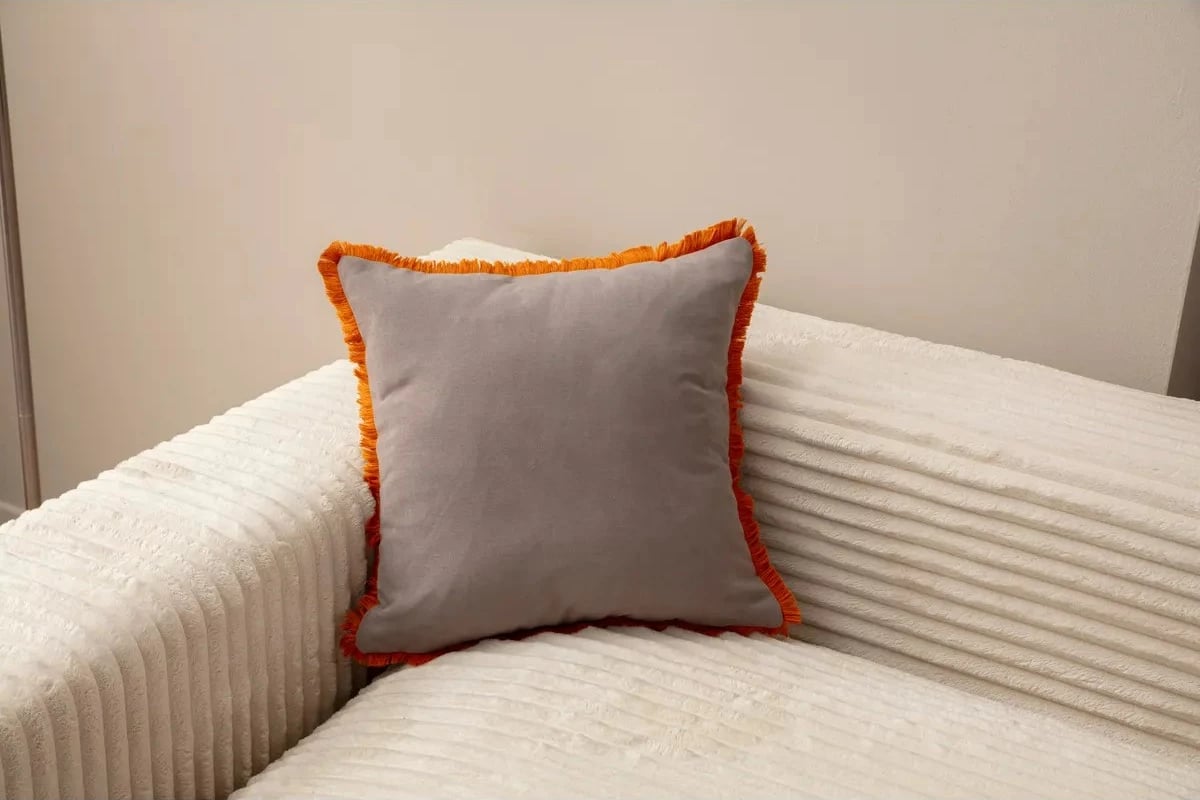 Jastëk mbulesë, ngjyrë gri, Evila Originals, 43x43cm