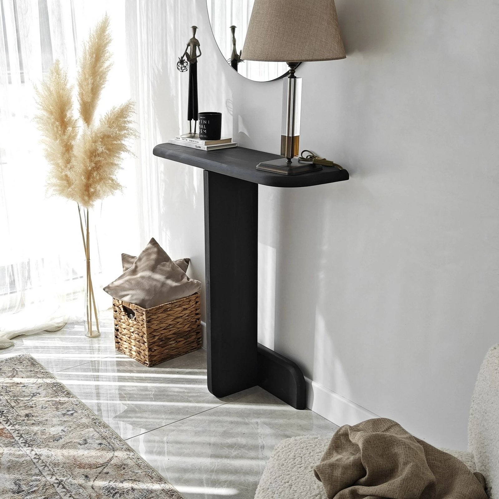 Komodë Skye Decor, praktikë, ngjyrë antracit