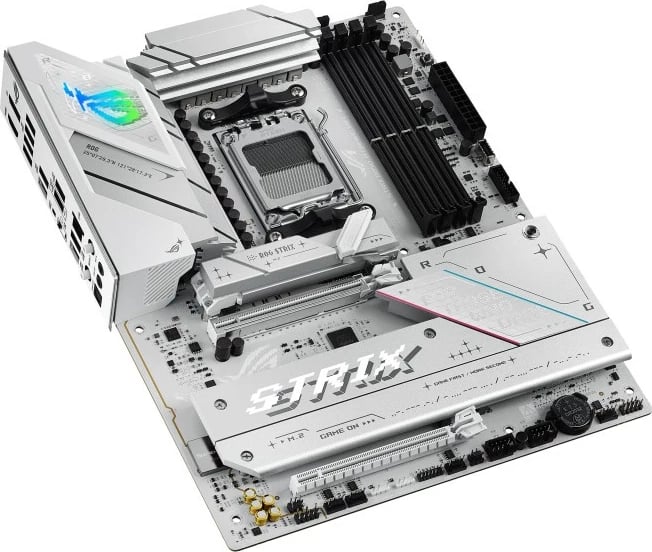 Pllakë amë Asus ROG STRIX B850-A GAMING WIFI, Socket AM5, ATX, WiFi 7, e bardhë Pllakë amë Asus ROG STRIX B850-A GAMING WIFI, Socket AM5, ATX, WiFi 7, e bardhë