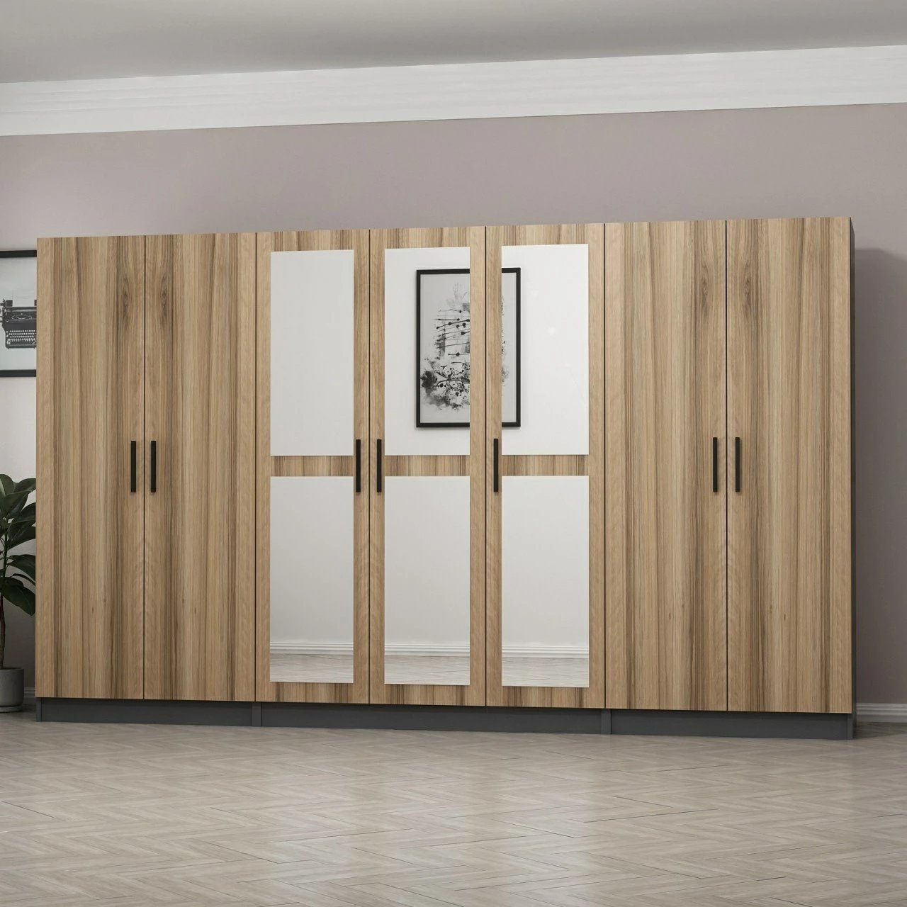 Dollap Skye Decor, ngjyrë dore, Kale - 5018