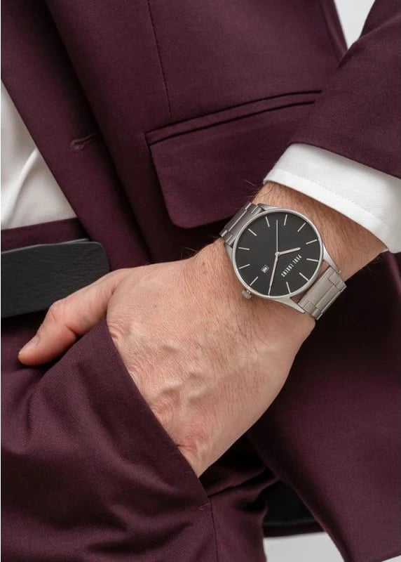 Orë dore për meshkuj Paul Lorens, argjendtë