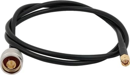 Kabëll Poynting A-CAB-147, 3m HDF195, N (M) në SMA (M), e bardhë, e nikeluar