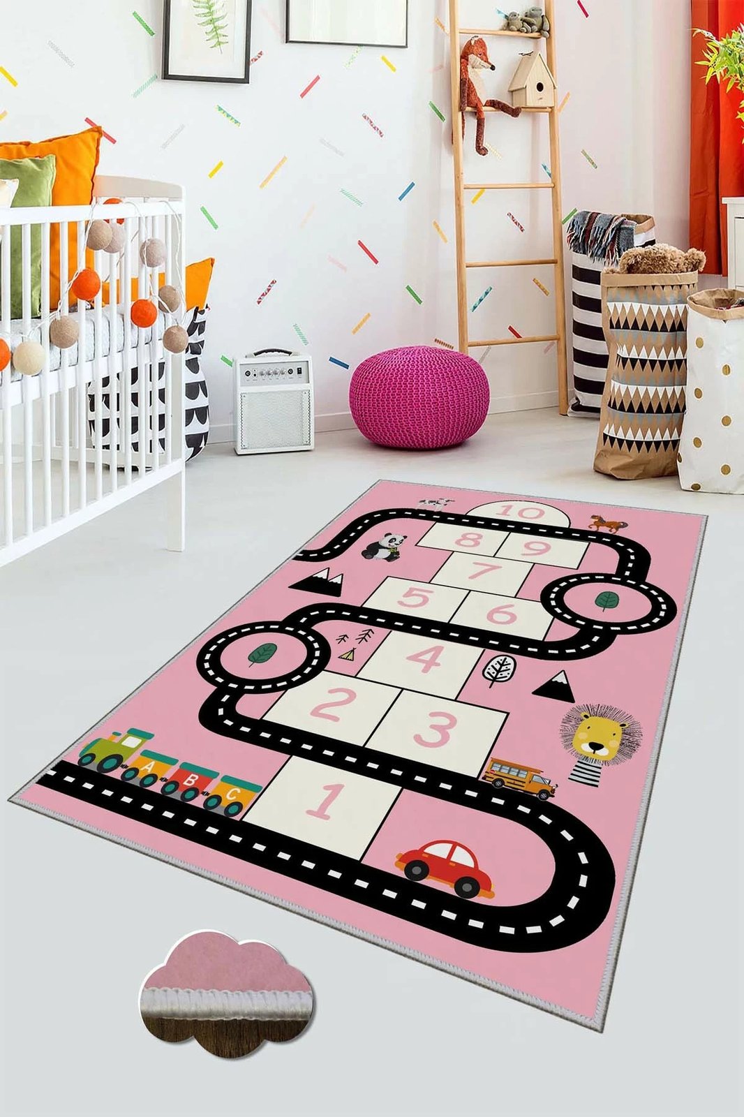 Qilim për fëmijë, shumëngjyrësh, Conceptum Hypnose, HMNT473, 80x120cm