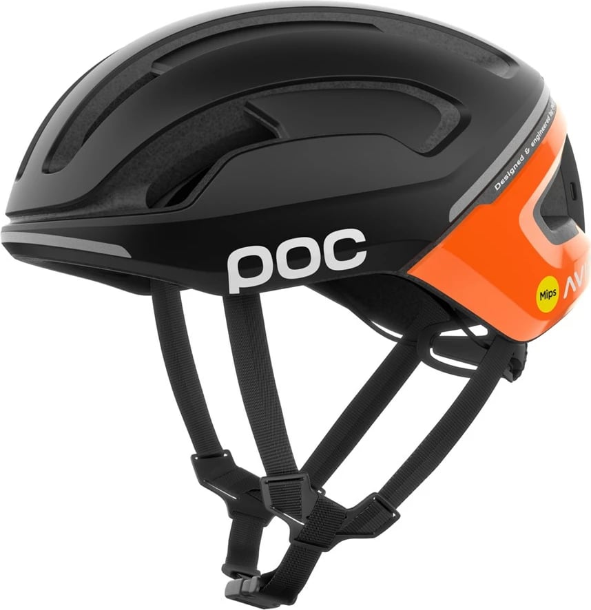 Helmetë sportive POC 628354, për të rritur, mat, portokalli/zezë