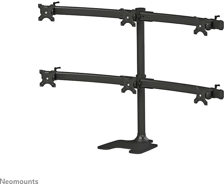 Mbajtës monitorësh Newstar FPMA-D700DD6, deri 6 ekrane, 10-27", rregullim lartësie, i zi