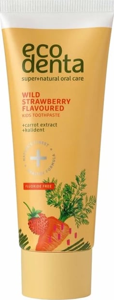 Pasta për dhëmbë Ecodenta Wild Strawberry për fëmijë, 75ml